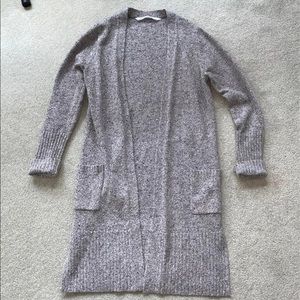 Athleta long gray cardigan. Size medium